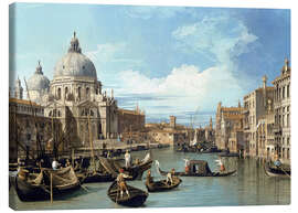 Lienzo  Entrada al Canal Venecia - Bernardo Bellotto (Canaletto)