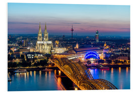 Cuadro de PVC  Köln Skyline - euregiophoto