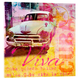 Cuadro de metacrilato  Viva Cuba - Andrea Haase