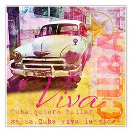 Póster  Viva Cuba - Andrea Haase