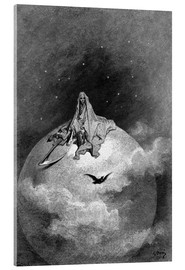 Cuadro de metacrilato  El cuervo - Gustave Doré