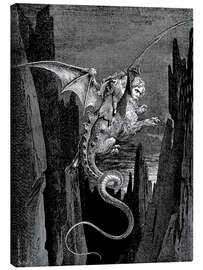 Lienzo  Divine Comedy, Inferno - Gustave Doré