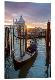 Cuadro de metacrilato  Gondola y Basílica, Venecia - Matteo Colombo