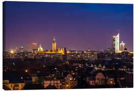 Lienzo  Leipzig Skyline at night - Martin Wasilewski
