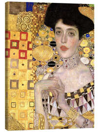 Lienzo  Retrato de Adele Bloch-Bauer I (detalle) - Gustav Klimt