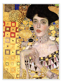 Póster  Retrato de Adele Bloch-Bauer I (detalle) - Gustav Klimt