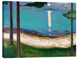 Lienzo  Luz de la luna - Edvard Munch