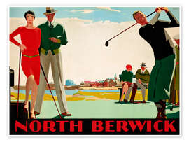 Póster  North Berwick Golf Club - Andrew Johnson