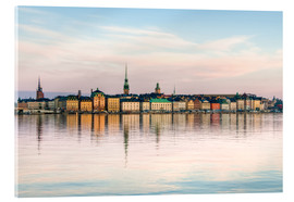 Cuadro de metacrilato  Ciudad de Estocolmo en Suecia (Gamla Stan)