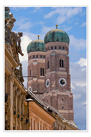 Póster  Catedral de Nuestra Señora en Múnich
