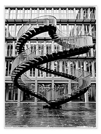 Póster  Escaleras de acero en Múnich