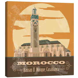 Lienzo  Morocco - Hassan II Mosque