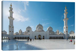 Lienzo  Dubai - Sheikh Zayed mosque