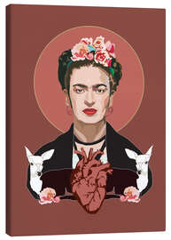 Lienzo  El corazón de Frida Kahlo - Anna McKay