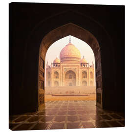 Lienzo  Taj Mahal en India