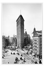 Póster  New York City 1920, Flatiron Building - Sascha Kilmer