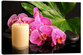 Lienzo  Zen still life with orchids