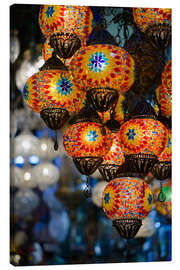 Lienzo  Mosaic lanterns in Istanbul