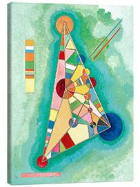 Lienzo  Colores de un triángulo - Wassily Kandinsky