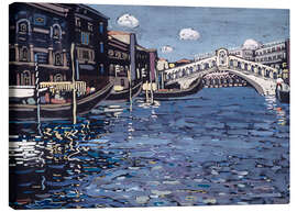 Lienzo  Recuerdo de Venecia 4, puente de Rialto - Wassily Kandinsky