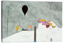Lienzo  Paisaje de nieve - Paul Klee