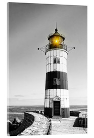 Cuadro de metacrilato  Lighthouse with yellow light