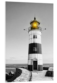 Cuadro de PVC  Lighthouse with yellow light
