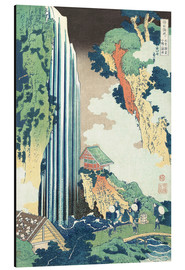 Cuadro de aluminio  Cascada de Ono en Kisokaido - Katsushika Hokusai