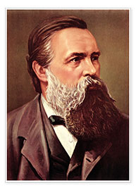 Póster Friedrich Engels
