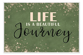 Póster Life is a beautiful journey