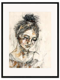 Impresión de arte enmarcada  woman - Christin Lamade
