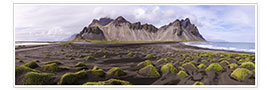 Póster Vestrahorn mountain panorama, Iceland