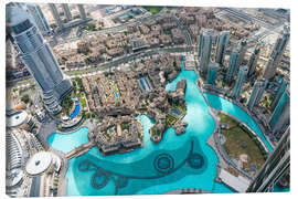 Lienzo  Aerial view of Dubai