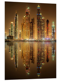 Cuadro de PVC  Iluminación de Dubai