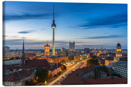Lienzo  Berlin skyline sunset - Dennis Stracke