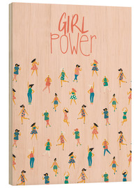 Cuadro de madera  Girl power