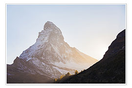 Póster  Matterhorn en Valais en Suiza - Dieterich Fotografie