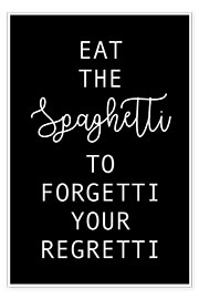 Póster  Eat the Spaghetti - Ohkimiko