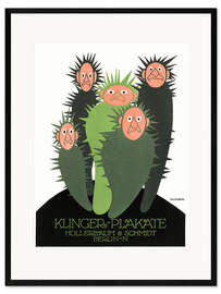 Impresión de arte enmarcada  Carteles de Klinger (alemán) - Julius Klinger