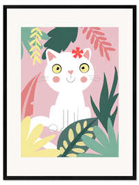 Impresión de arte enmarcada  Gato de la selva - Julia Reyelt
