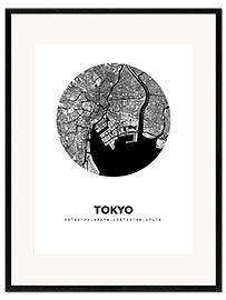 Impresión de arte enmarcada  Tokio - 44spaces