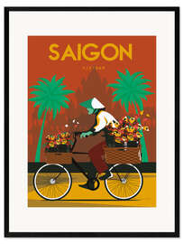 Impresión de arte enmarcada  Saigón - Omar Escalante