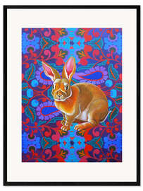 Impresión de arte enmarcada  Conejos - Jane Tattersfiel